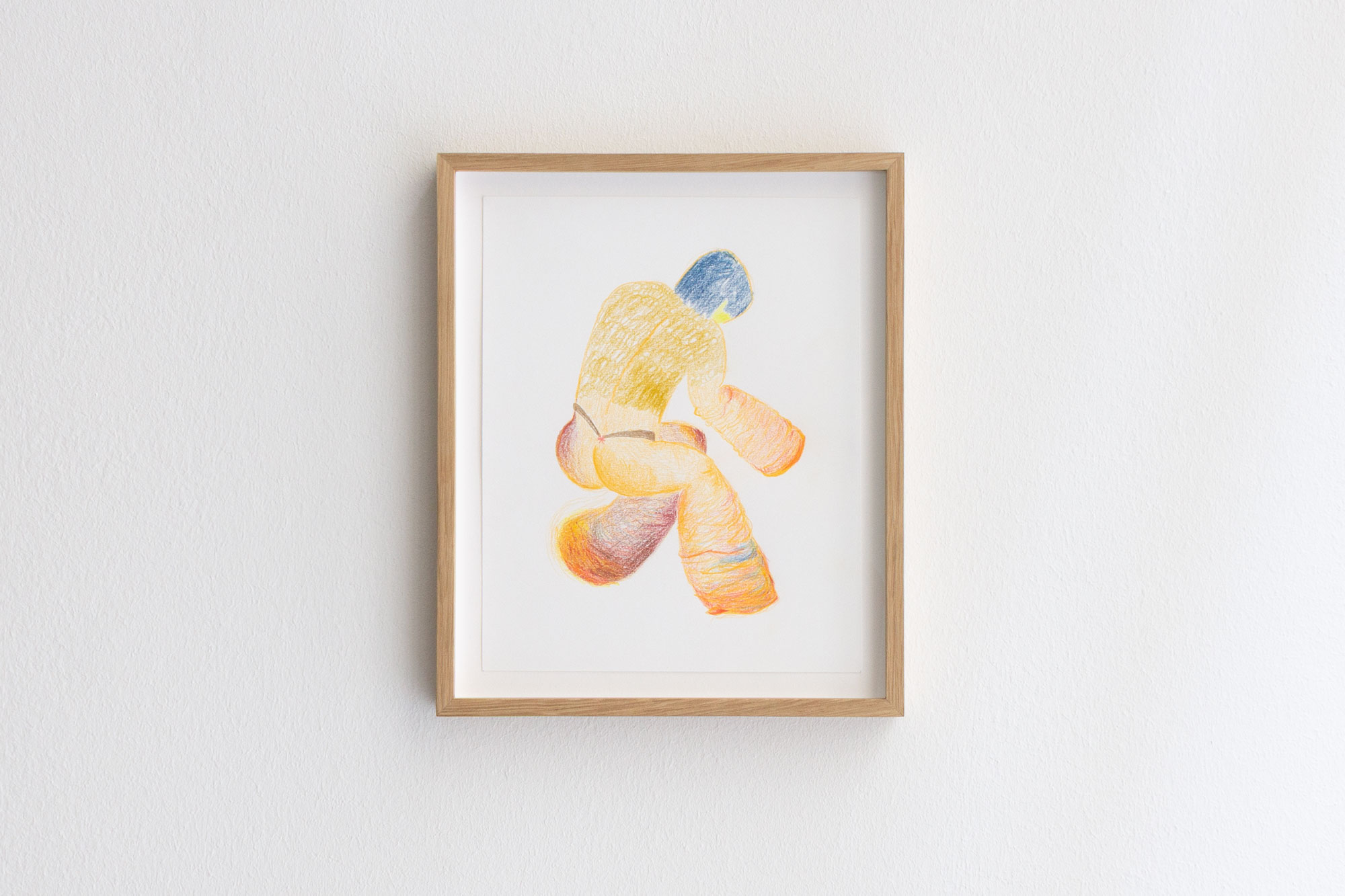 Luka Berchtold - Drawing I (2025), 2025, 24 × 20 cm, colored pencil on paper (c) Clemens Tschurtschenthaler